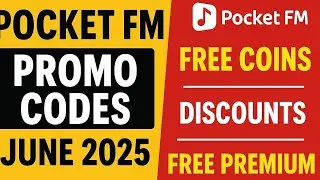 Pocket FM Promo Codes June 2025 | Get Free Coins, Discounts & Free Premium 🎧
