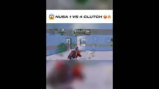 New Nusa 1VS 4 Clutch🥵🔥#shorts #bgmi #jonathangaming #trolling #bgmifunny #pubgmobile #iphone12pro