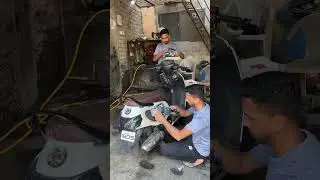 Suzuki Access Repaint ka kiya Paint correction Aur Full Detailing