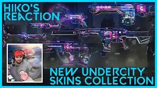 HIKO'S REACTION TO THE NEW UNDERCITY SKINS COLLECTION IN VALORANT