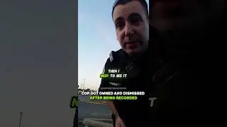 Полицейского уволили после того, как его засняли на видео 🤯