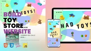 Create a Toy Store Website Responsive (HTML, CSS, Java Script) #2