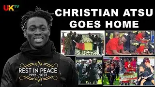 CHRISTIAN ATSU GOES HOME | FINAL FUNERAL RITES | ASAMOAH GYAN, WAKASO & OTHERS BROKE DOWN IN TEARS