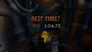 Crash Bandicoot 2: Pack Attack Time Trial, Gold Relic