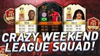 MY CRAZY WEEKEND LEAGUE SQUAD! FUT CHAMPIONS SQUAD BUILDER! FIFA 17 ULTIMATE TEAM