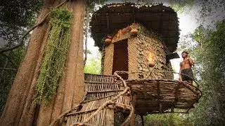 Building Jungle Leaf House 1 -world survival life 2