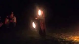 Mittelalterliche Hochzeitsfeuershow der Feuert&auml;nzer