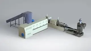 HIKON&rsquo;s Cutter Compactor Recycling ExtruderSpecially engineered for plastic scrap recycling.