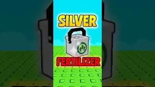 NEW SILVER FERTILIZER IS OVERPOWERED GROW A GARDEN! #growagarden #roblox