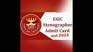 🔥esic stenographer admit card out 2022 link 👇👇👇👇🔥
