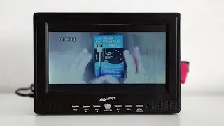 Conserto TV LCD portátil de 7 polegadas não liga -  MIDI Japan MD-7552SD