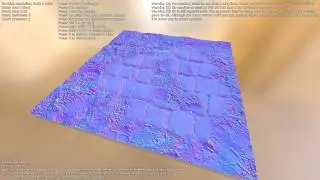 PBR material alpha blending with paintable mask