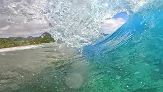 BODYBOARDING POV: Shallow Reef Slabs and Barrels