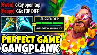 I Played One Of The Most Perfect Gangplank Games Of Season 12!