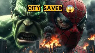 Spiderman Saved The City From Hulk 😱 | Full Avengers Story | Marvel AI Movie