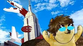 LOS AVIONES MUTANTES INFECTAN Y DEVORAN PERSONAS, Godzilla NOS SALVA!? - Hilos con cheems