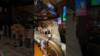 Torry Holt pourin&rsquo; pints for Rams fans in London! 🍻 #rams #shorts #nfl