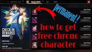 how to get free chrono character in free fire || permanent or trial ? || firestar gaming.