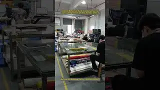 Silicone Reflective Patches Making Process #silicone #patch #factory #heattransfer