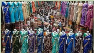 30 रूपए मे Corel Silk शाइनिंग लेस डिजिटलप्रिंट साड़ी सूरत मार्केट organza Jimmy Chu Georgette