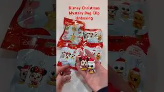 Disney Christmas mystery bag clip unboxing! #disney#disneystore #handbagaccessories#disneymysterybox