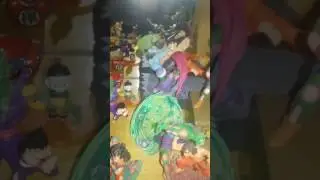 Collection  jeu video retro dragon ball z figurines annees 1980