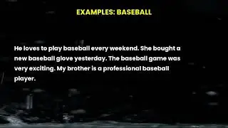Let's learn the word baseball | Improve your vocabulary #english #vocabulary #learnenglish