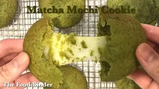 THE BEST Matcha Mochi Cookies | The Food Binder