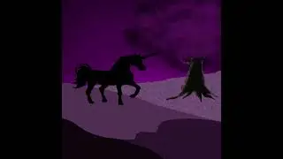 Unicorn Magical Field Procreate IPad Pro Purple Timelapse