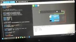membuat running text menggunakan wokwi