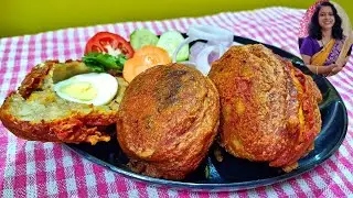 ব্রেডক্রাম্ব ও ময়দা ছাড়া মুচমুচে ডিমের ডেভিল | Egg Devil | Dimer Devil Recipe | Dimer chop | Egg