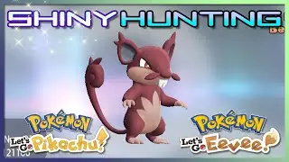 Shiny Hunting Pokemon Let's Go: Pikachu/Eevee - Shiny Alolan Rattata (From 1500 to 1750 trades)