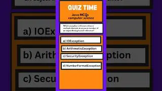 Java MCQs Computer Science #exams #computerscience #javaprogramming #practicequestions