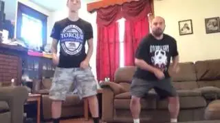 Rob Rundle and Caleb Marshall watch me
