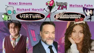 Richard Horvitz, Rikki Simons, and Melissa Fahn Interview for Virtual Visioncon