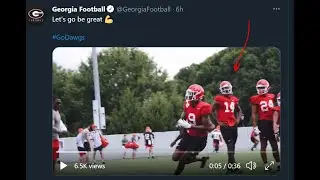 Georgia Bulldogs practice highlights (Arik Gilbert cameo)