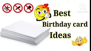 Happy Birthday Greeting card making ideas/Birthday cards/Handmade cards for Birthday/Greeting cards