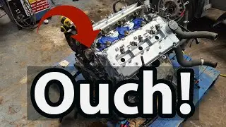 Stripping the donor car down but I find a BIG problem