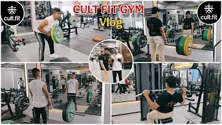 Gym Vlog at CULT.FIT, Rohini Sector 11, Delhi | Free Trial Workout Session | #gymvlog