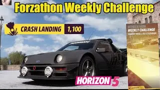 Forza Horizon 5 - Weekly Challenge - American or German car, Crash Landing - Autumn season Series 4