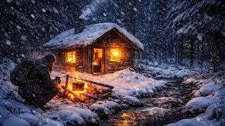 I Spent a Freezing Winter Night Alone in an Abandoned Forest Cabin