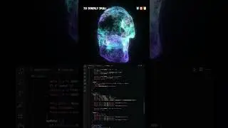 3D SPARKLY SKULL. #coding #coding #html #web #webdesign design