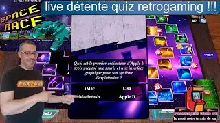 Live d&eacute;tente sp&eacute;cial QUIZ RETROGAMING avec SPACE RACE (V2.1)