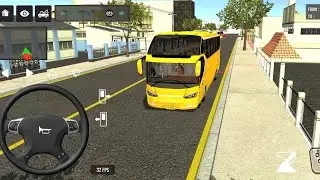Euro Bus Driving Game Public Transportation 2024 -  Indonesia Bus Simulator Android Gameplay #1770