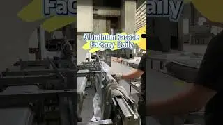 Aluminum solid sheet Cladding, facade, ceiling, factory daily#aluminium #facade #aluminum #project