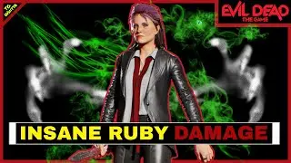Evil Dead the Game BEST Ruby Build | UNBELIEVABLE Damage Leader Build Guide