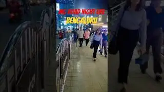 Bengaluru Karnataka MG road night view / Red light area / #bengaluru #mgroad #viral #vlog