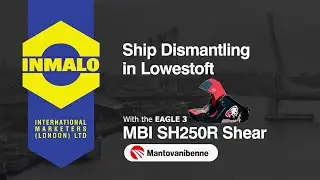 Ship Dismantling Using The Eagle 3 SH250R Scrap Shear