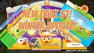 WINTER UPDATE, NEW LEVEL AND MORE!!   Hay day| Let'splay #7🌾