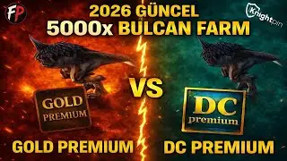 2026 GÜNCEL 5000x BULCAN FARM DC PREMİUM VS GOLD PREMİUM EP 1 #knightonline #knightonlinefarm